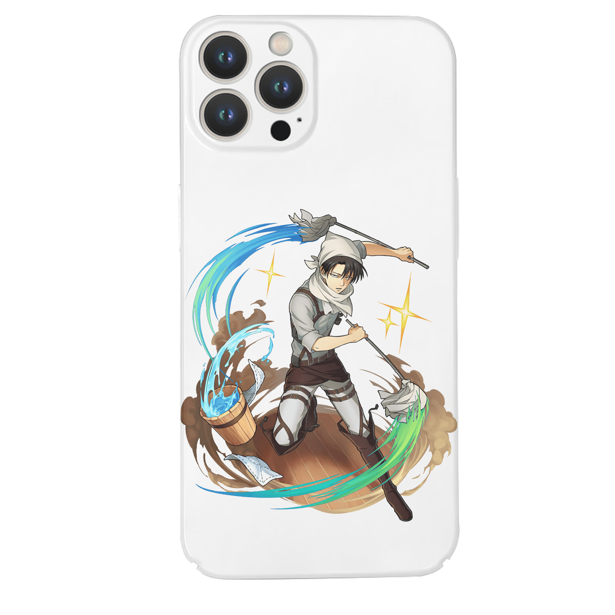 （画像用） 進撃の巨人 リヴァイ·アッカーマン Attack on Titan Levi Ackerman 【iPhone 14シリーズ対応】ハードケース